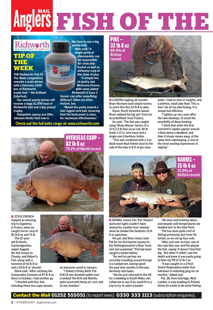 Anglers Mail Preview Pages