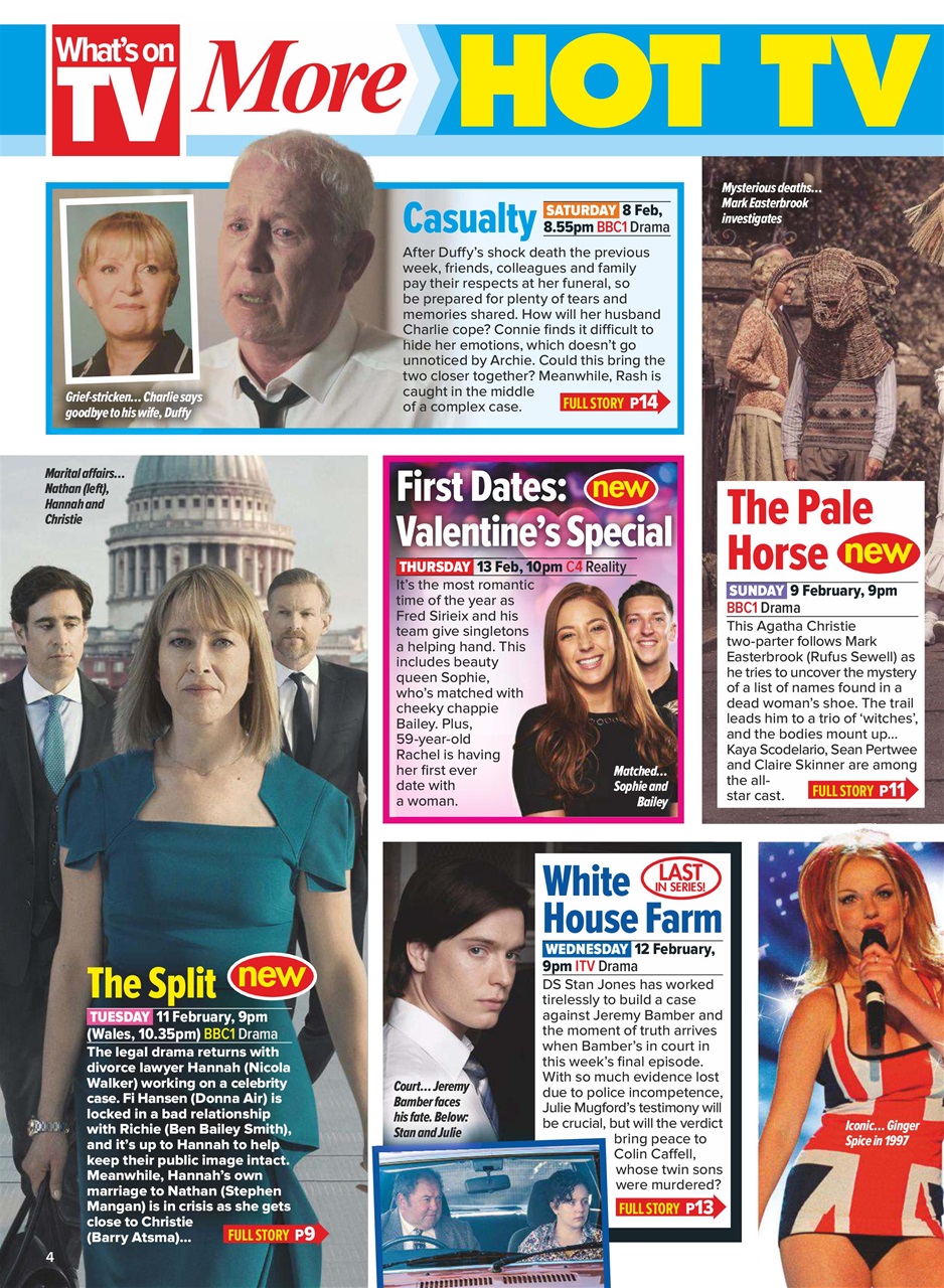 What's on TV Preview Pages