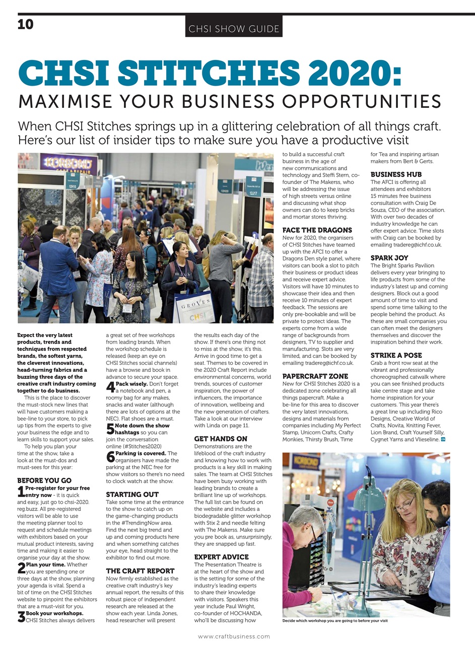 Craft Business Preview Pages