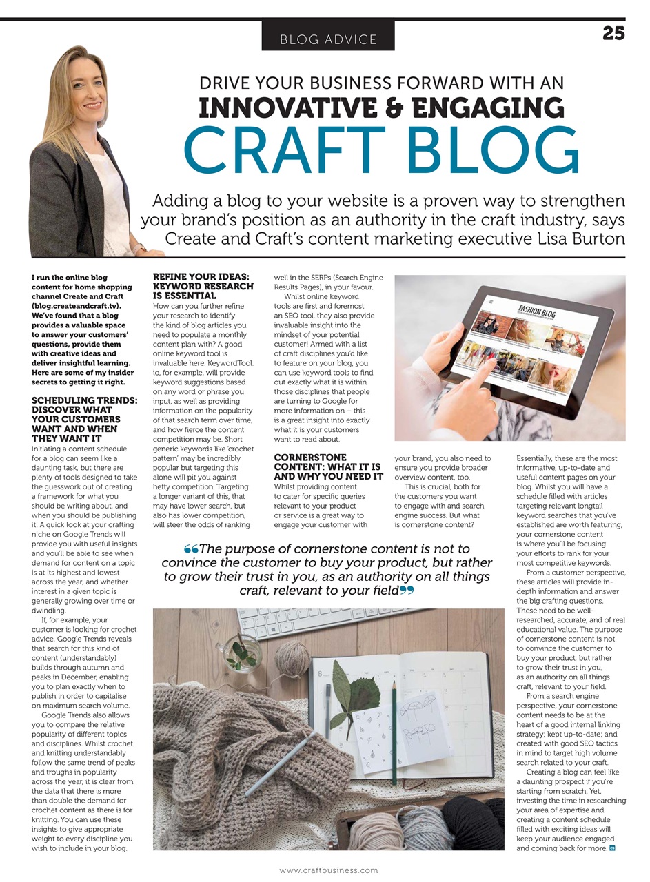 Craft Business Preview Pages