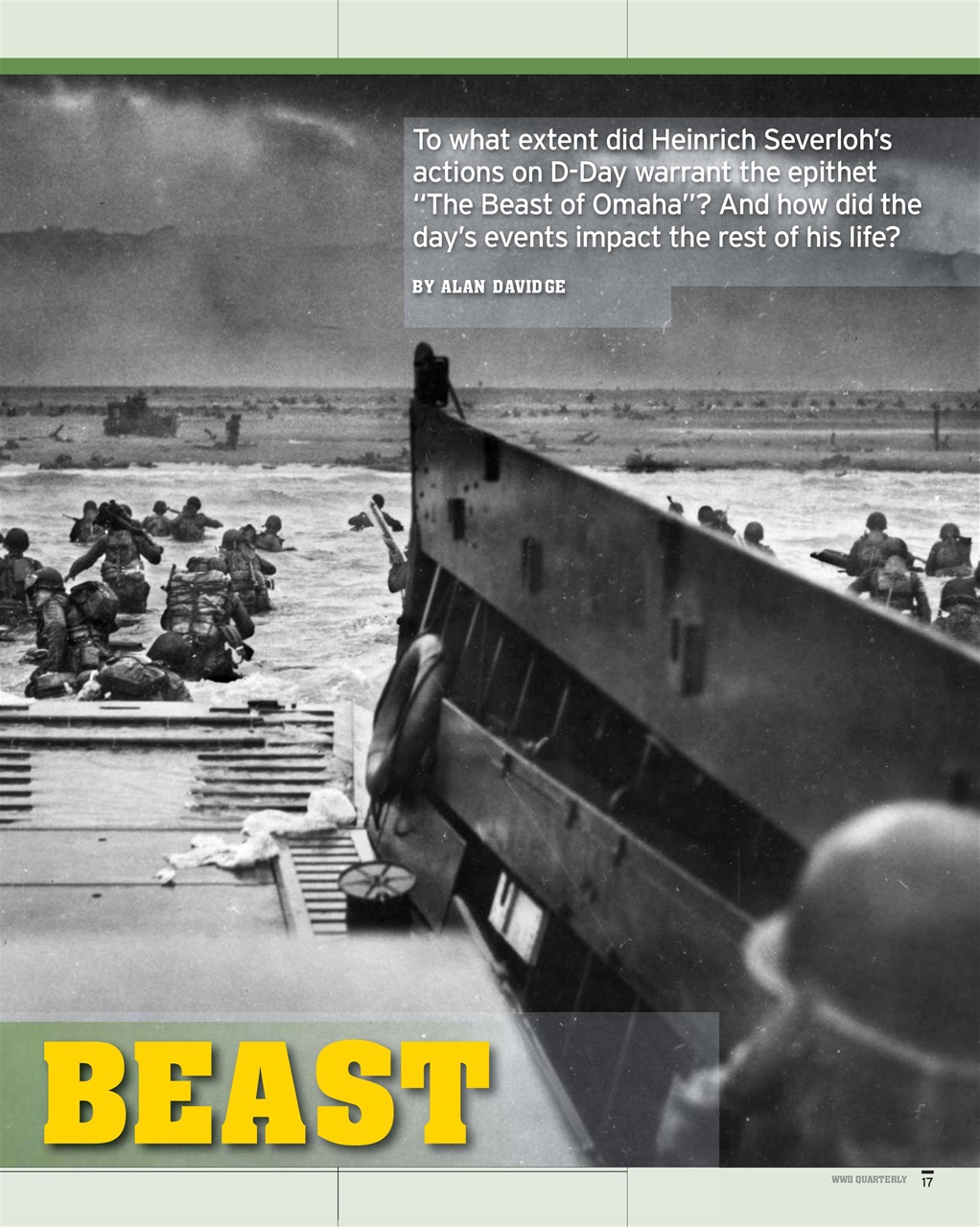 WWII Quarterly Preview Pages