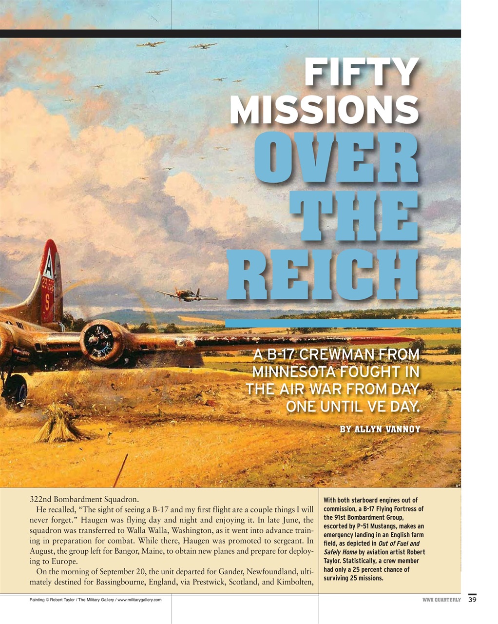 WWII Quarterly Preview Pages