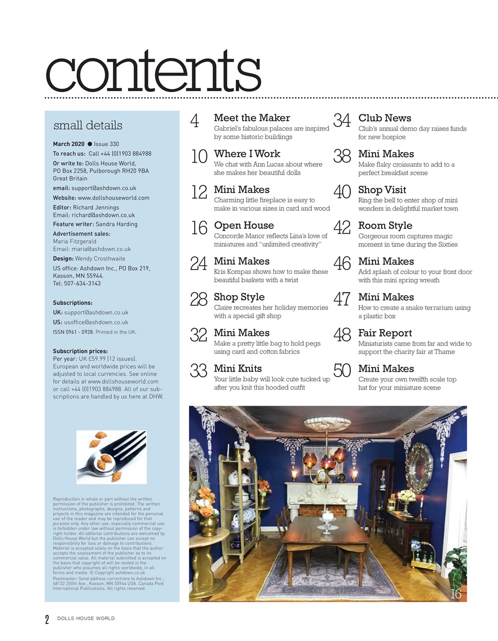 Dolls House World Preview Pages