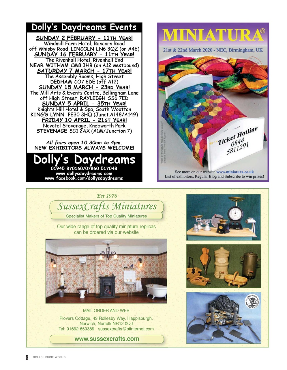 Dolls House World Preview Pages