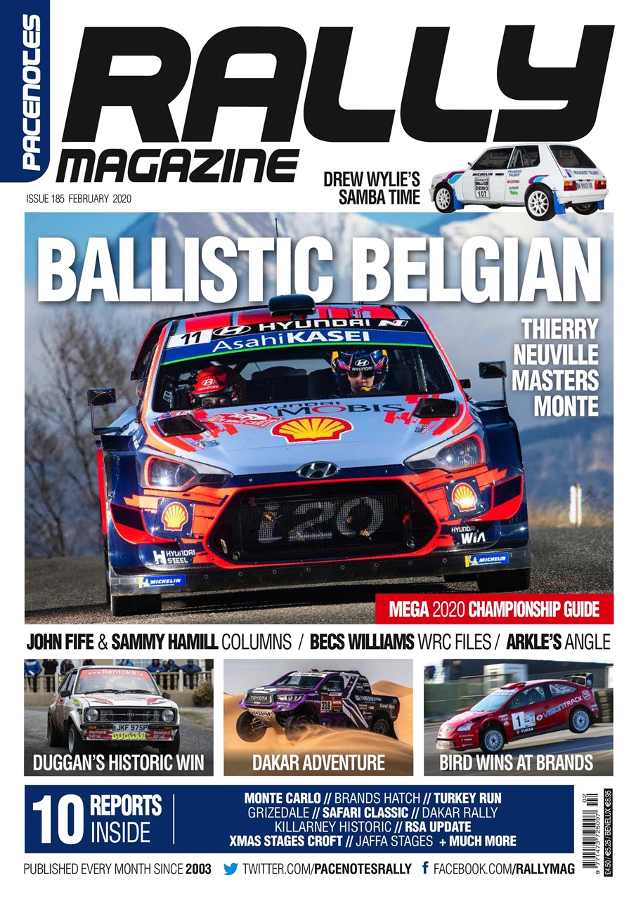 Pacenotes Rally magazine Preview Pages