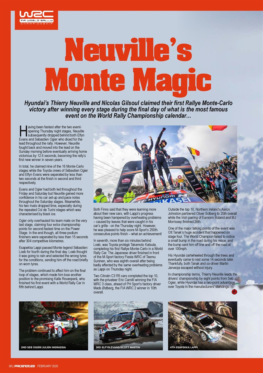 Pacenotes Rally magazine Preview Pages