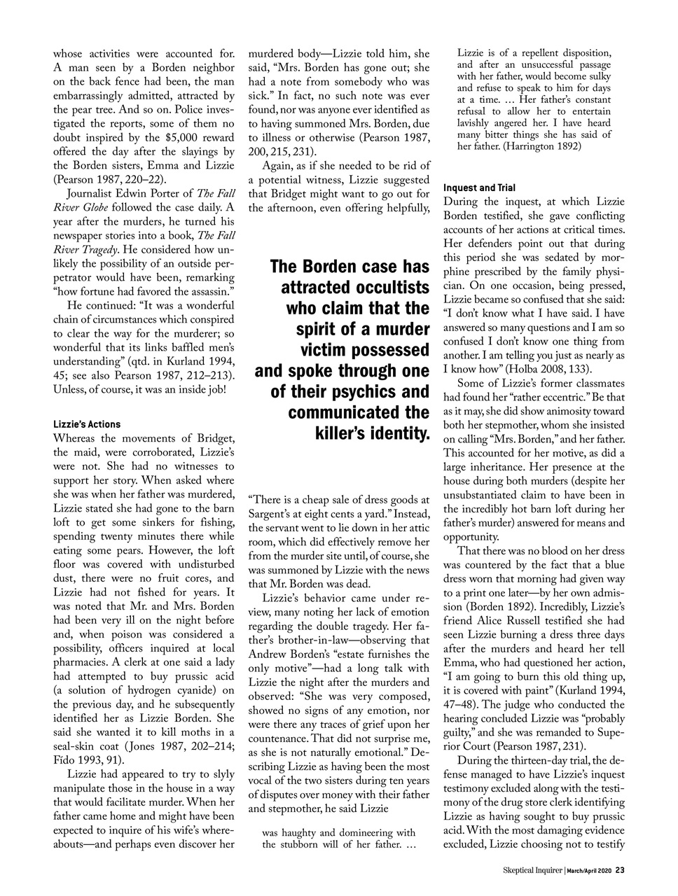 Skeptical Inquirer Preview Pages