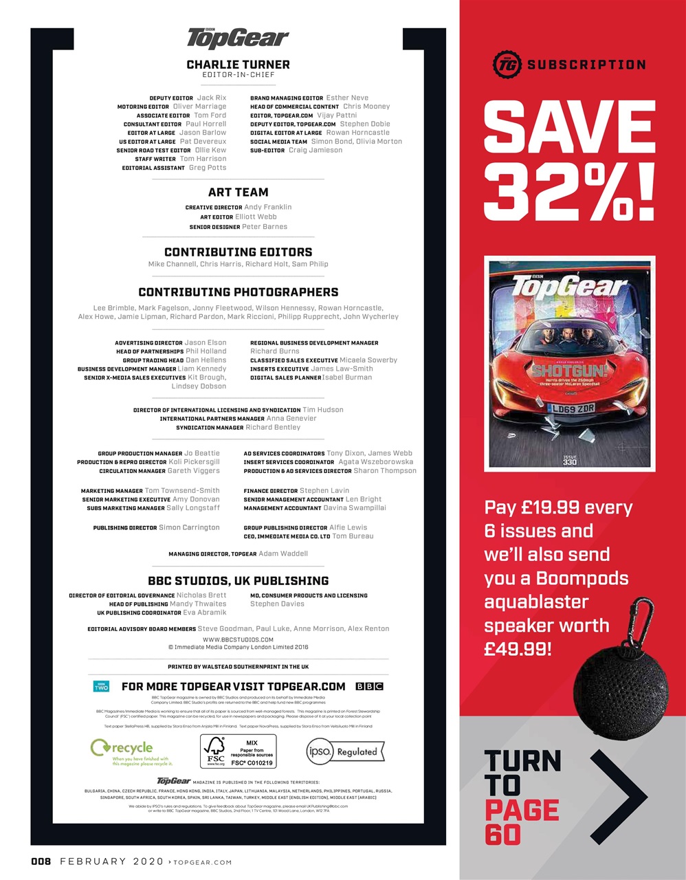 BBC Top Gear Magazine Preview Pages