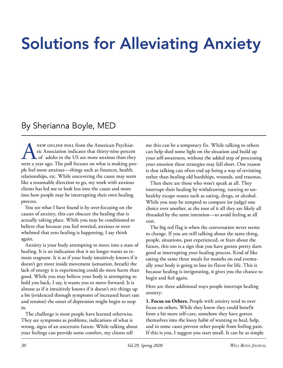 Well Being Journal Preview Pages