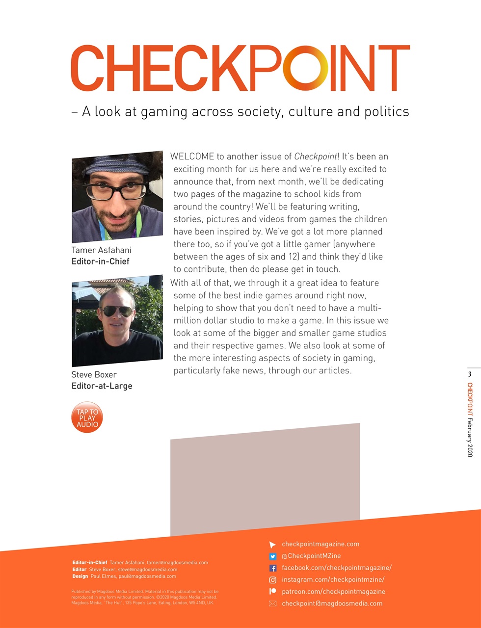 Checkpoint Magazine Preview Pages
