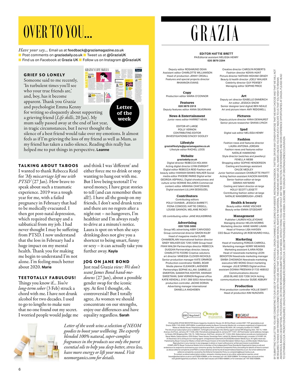 Grazia Preview Pages