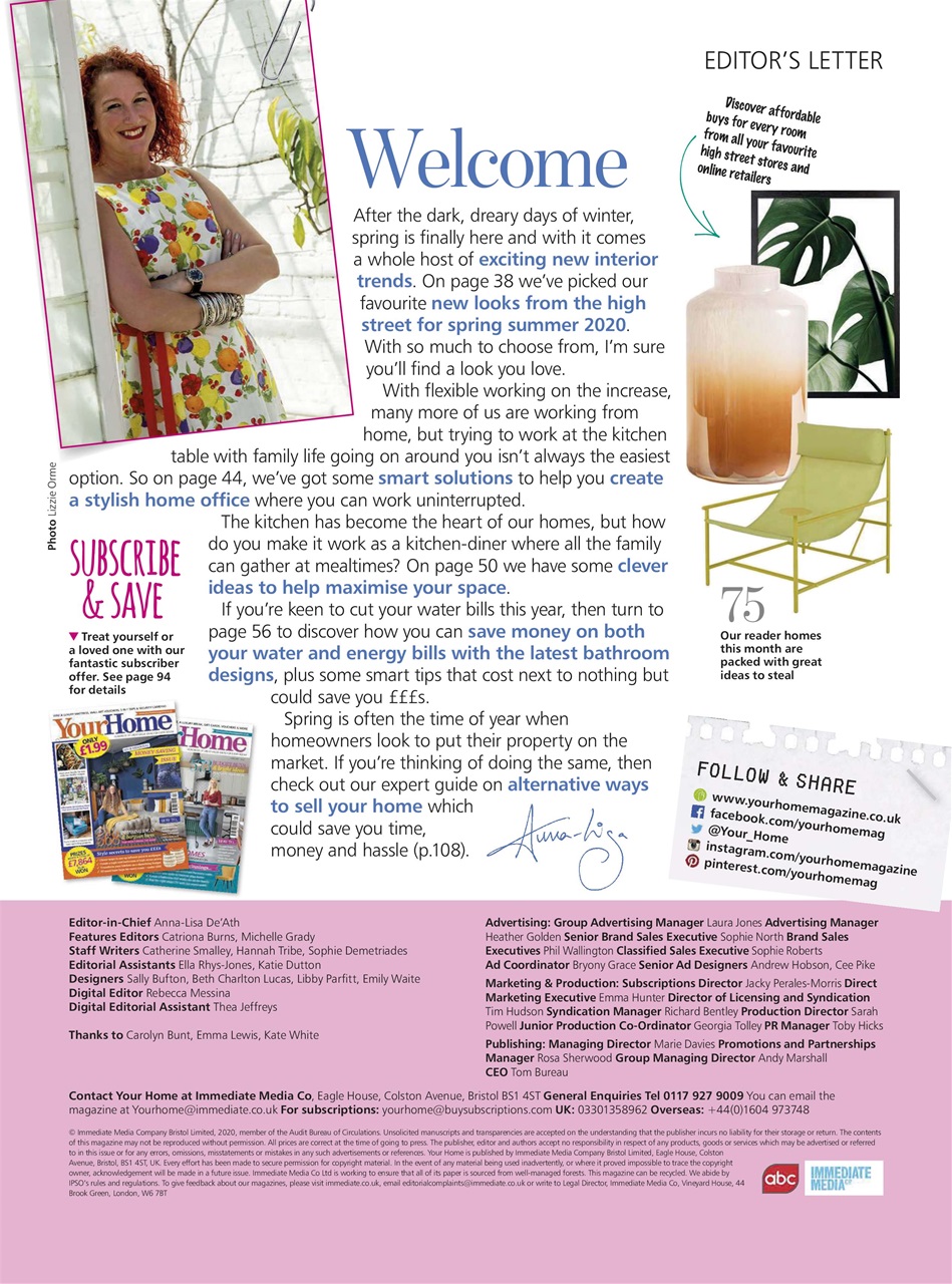Your Home Magazine Preview Pages