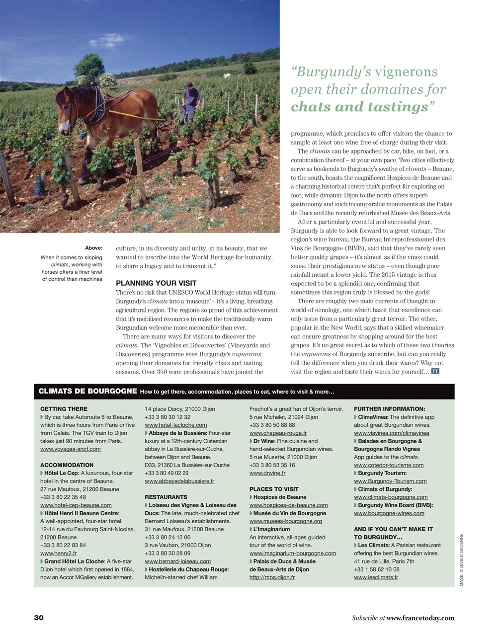 France Today Preview Pages