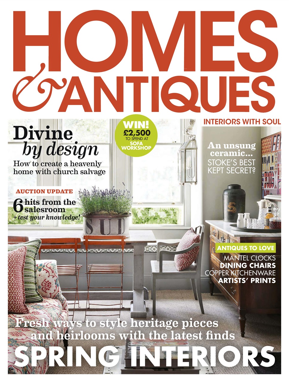 Homes & Antiques Magazine Preview Pages