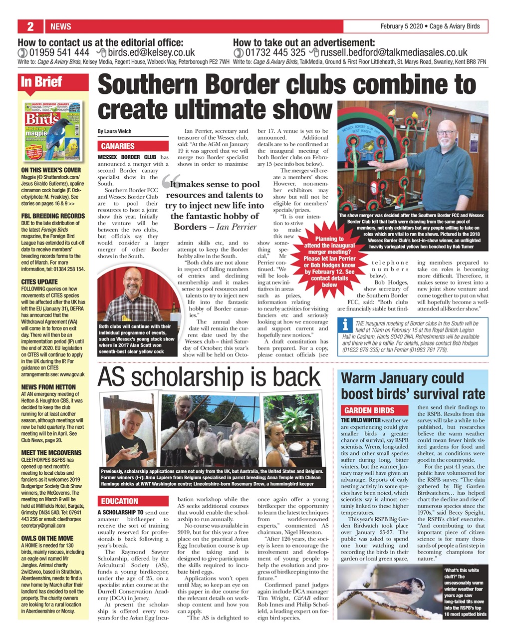 Cage & Aviary Birds Preview Pages