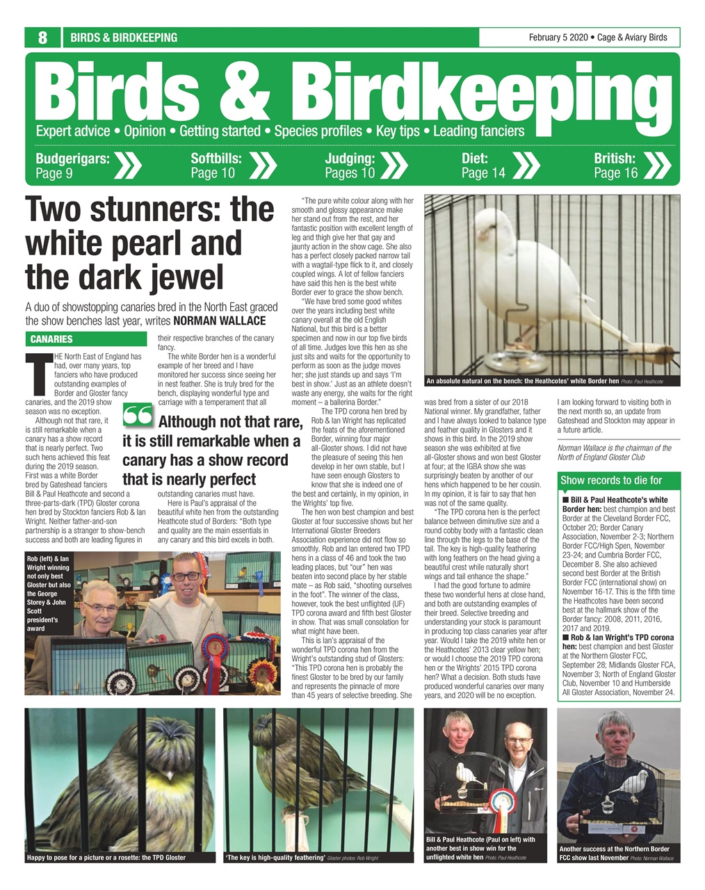 Cage & Aviary Birds Preview Pages