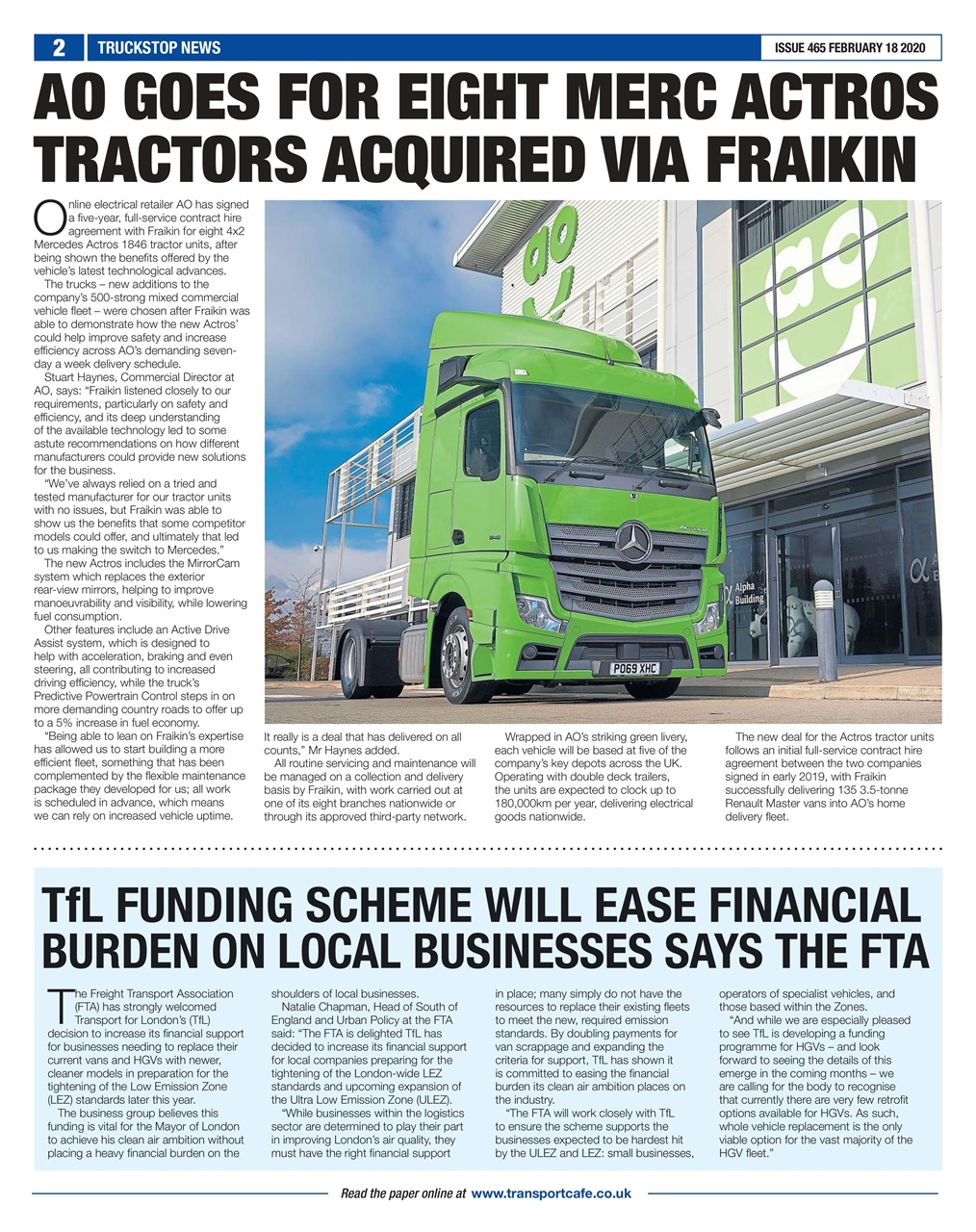 Truckstop News Preview Pages