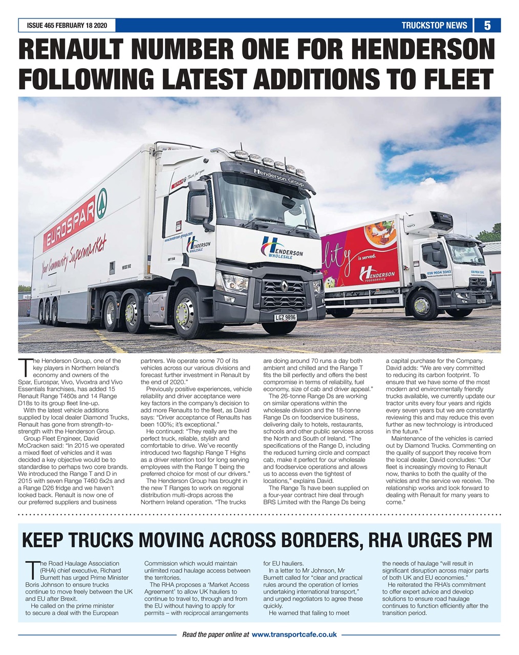 Truckstop News Preview Pages