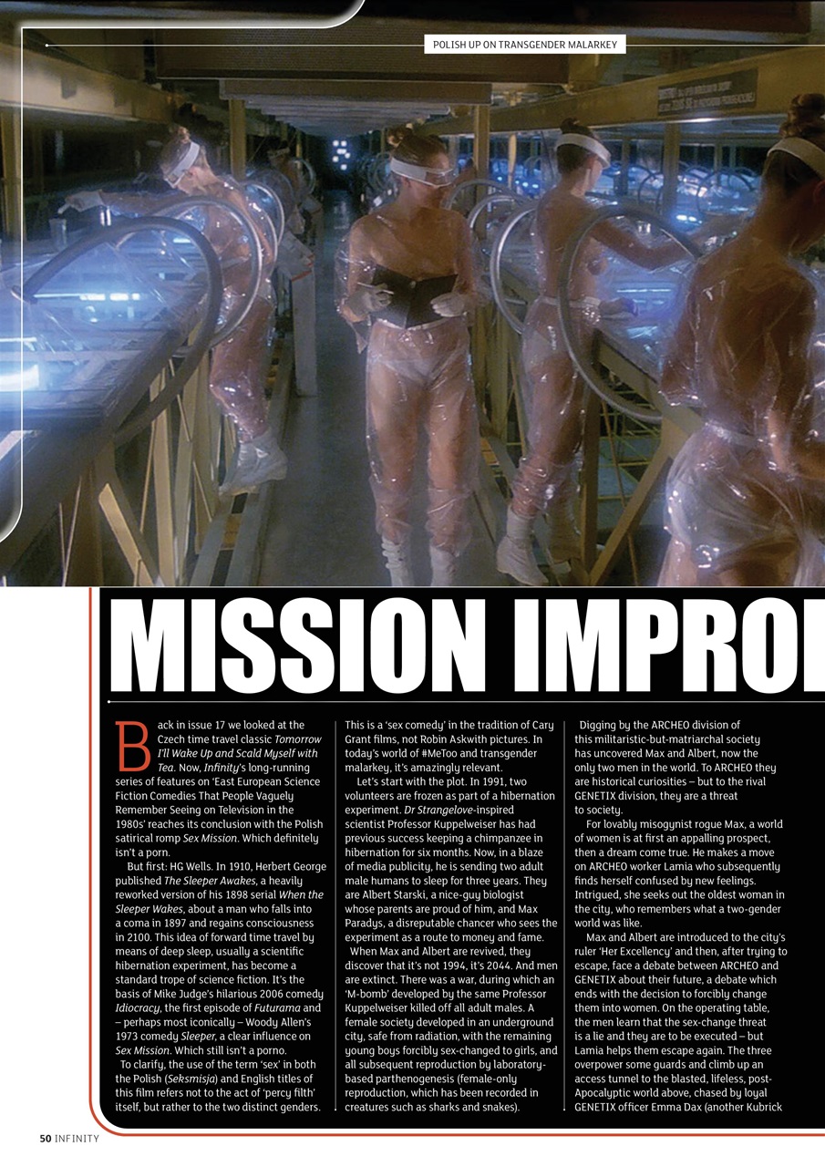 Infinity Magazine Preview Pages