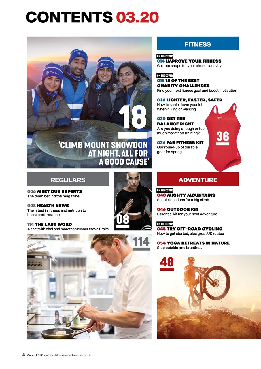 Outdoor Fitness & Adventure Preview Pages