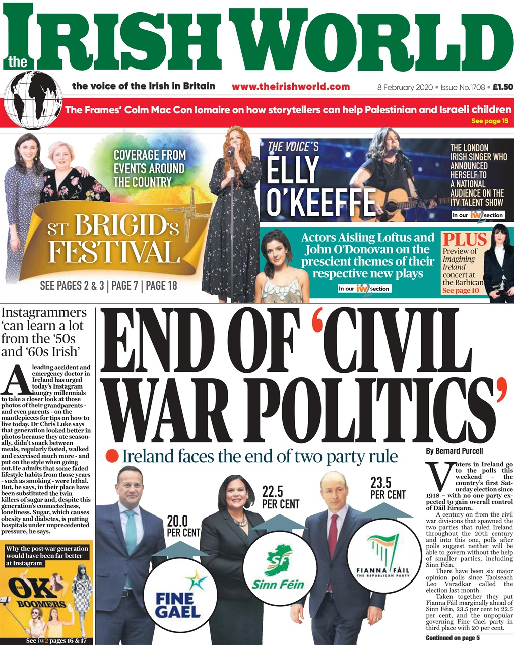 Irish World Preview Pages