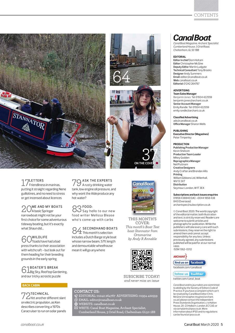 Canal Boat Preview Pages