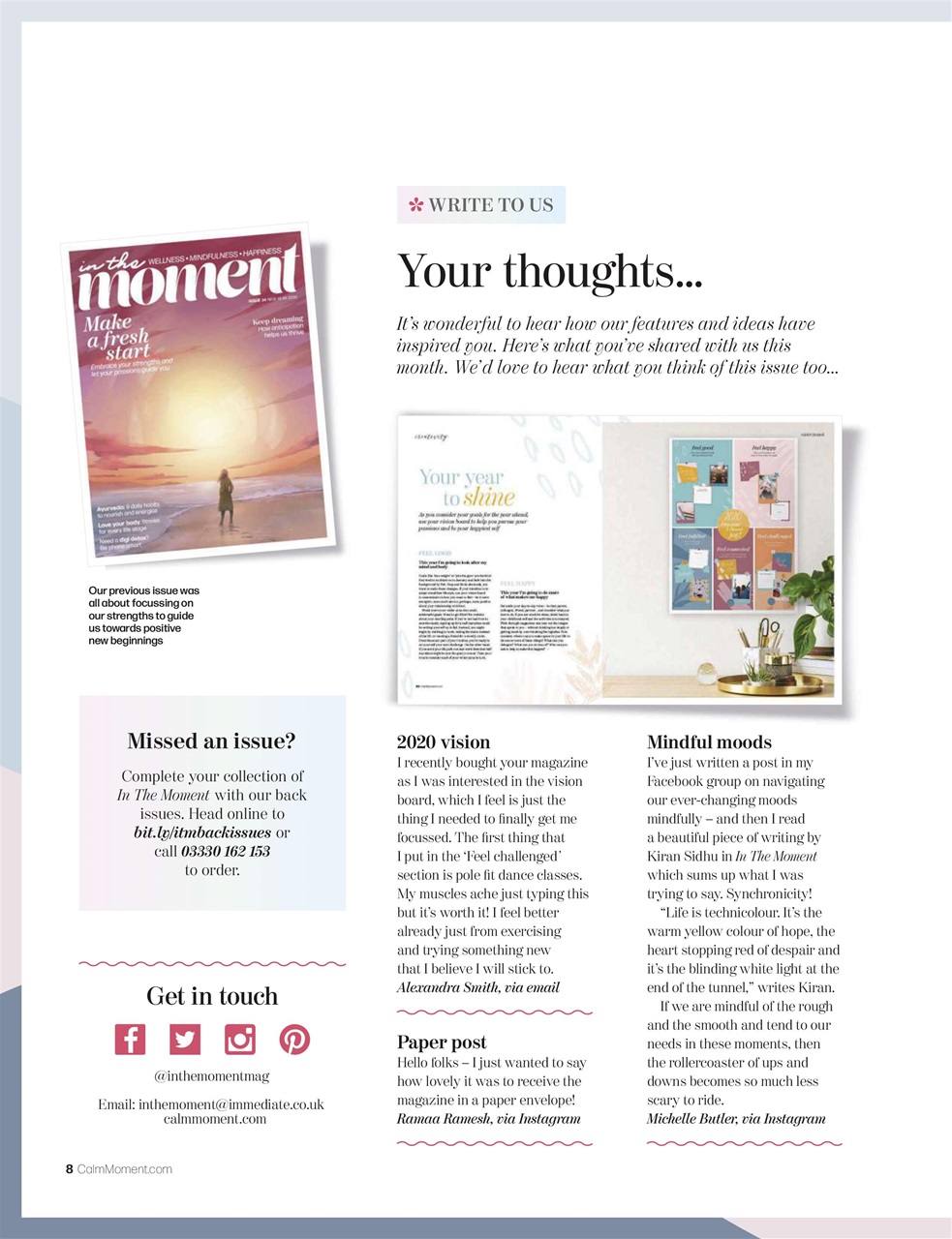 In The Moment Preview Pages