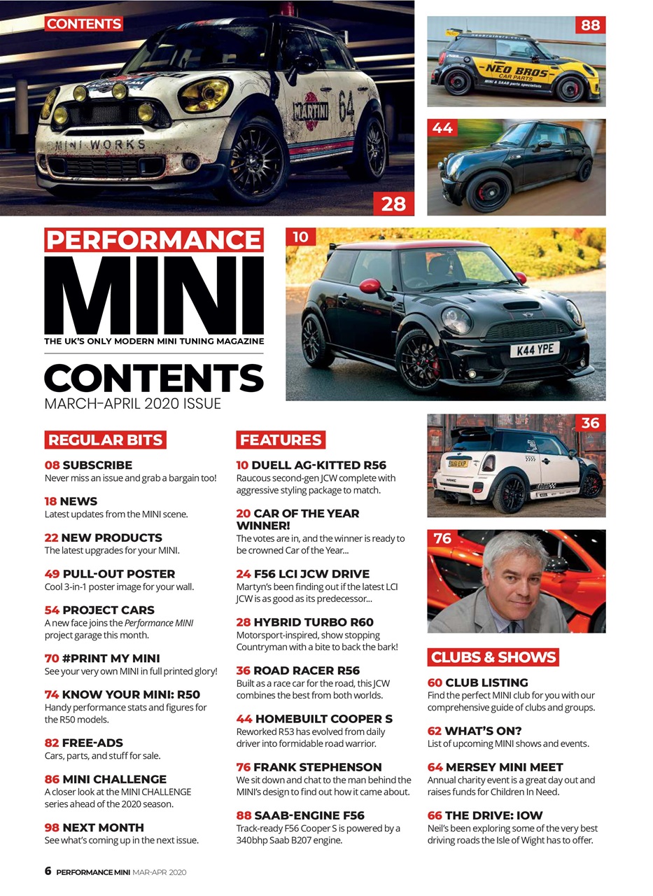 Performance Mini Preview Pages