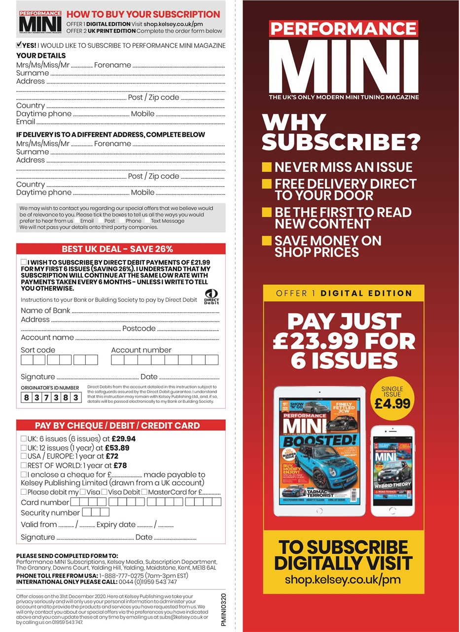 Performance Mini Preview Pages