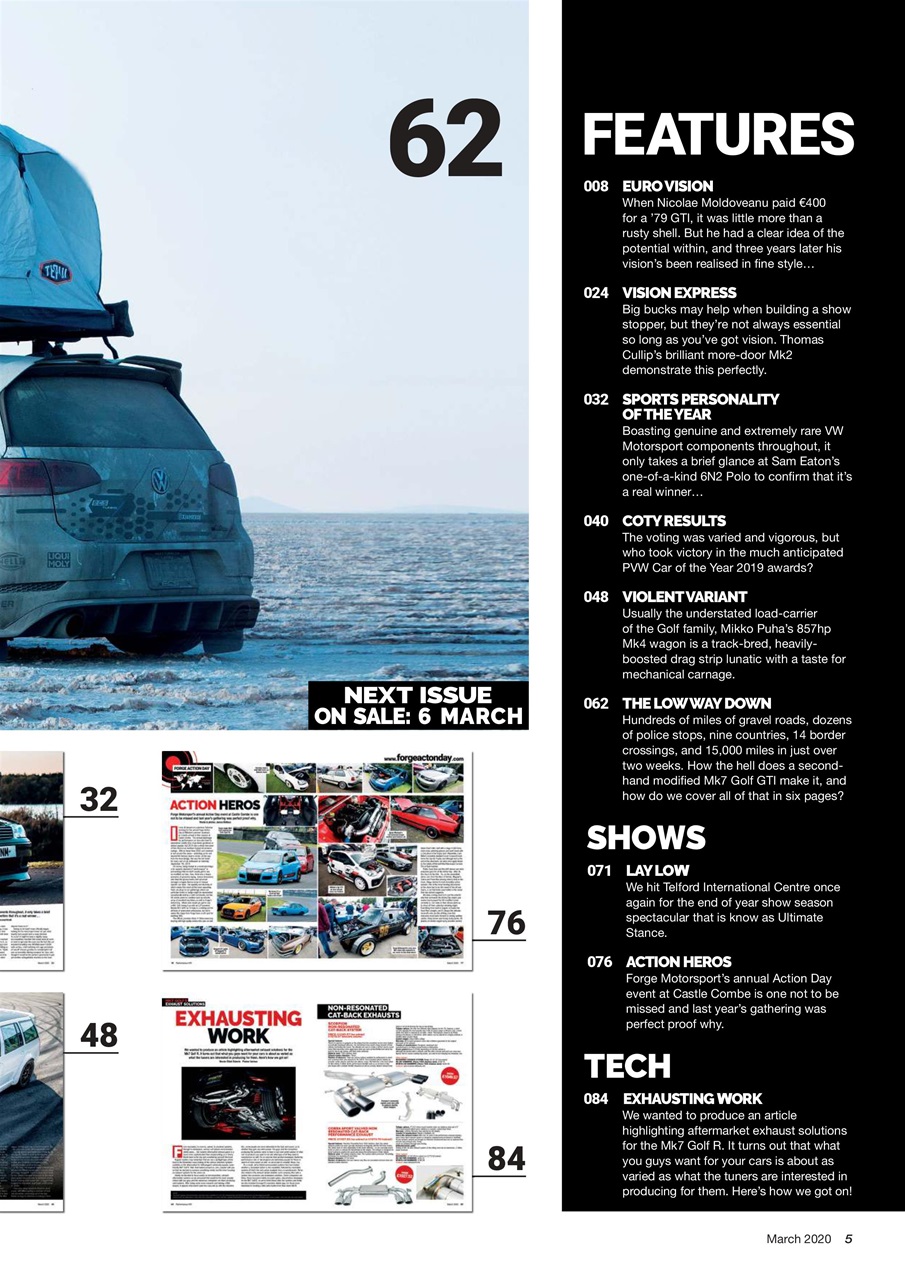 Performance VW Preview Pages