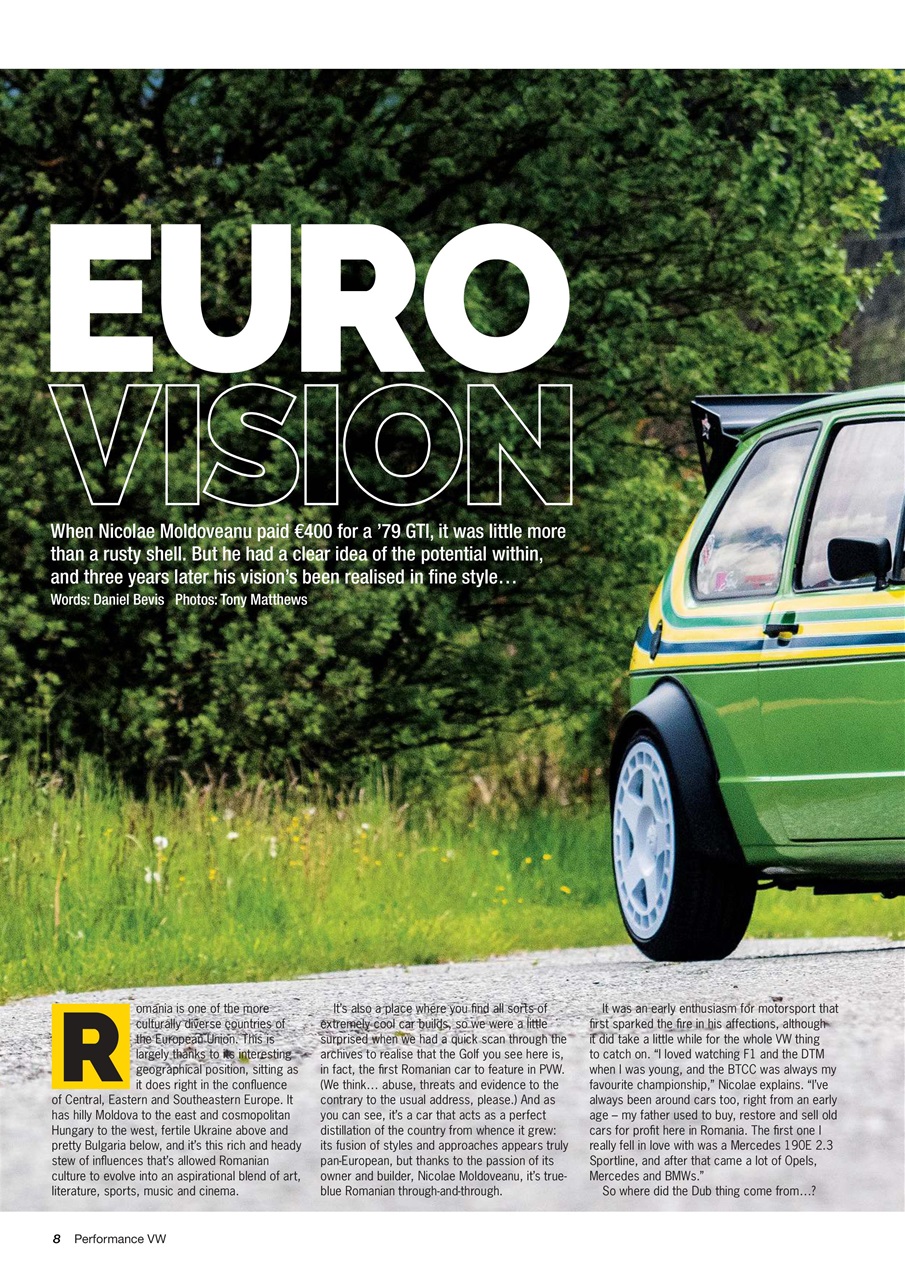 Performance VW Preview Pages