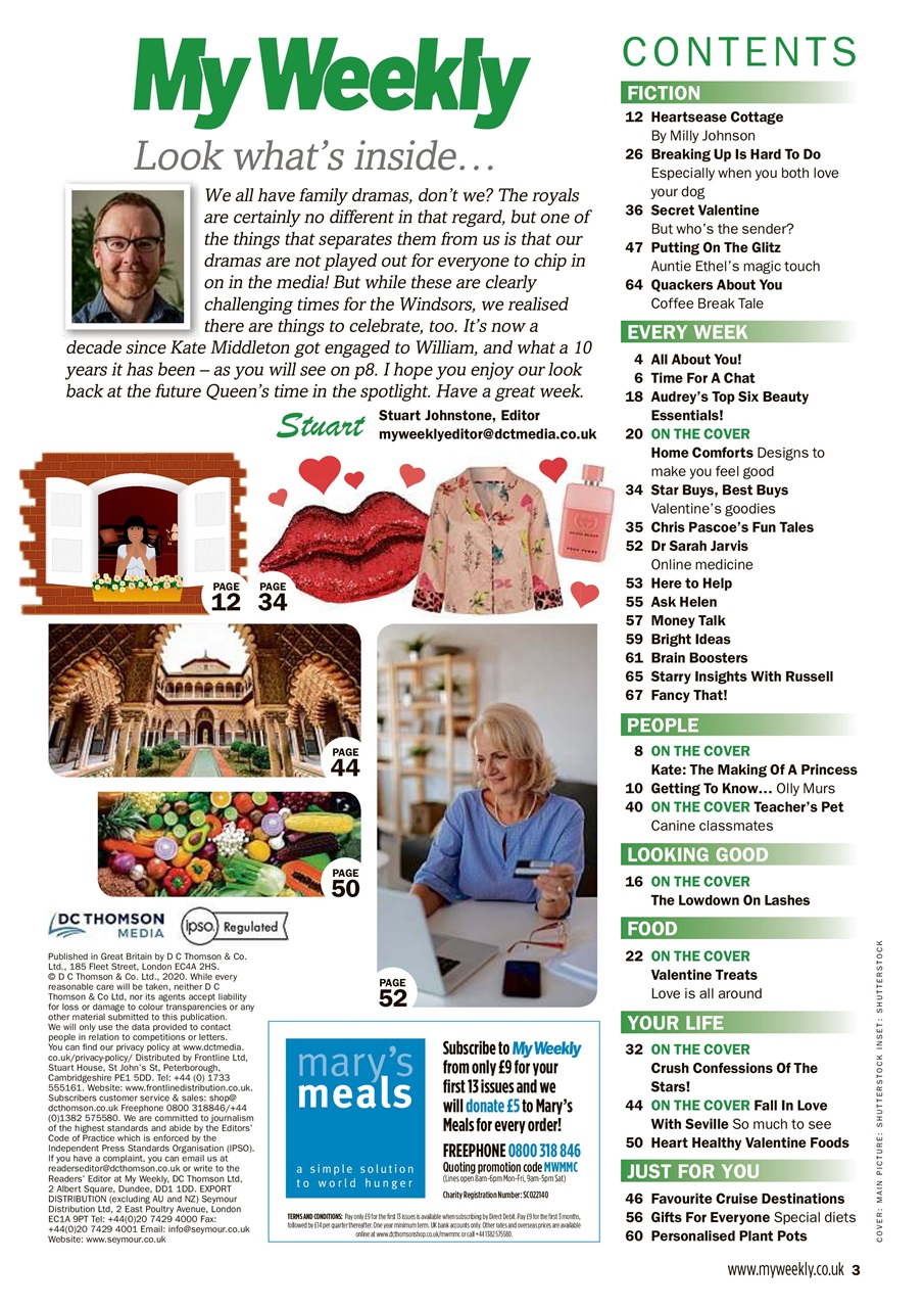 My Weekly Preview Pages