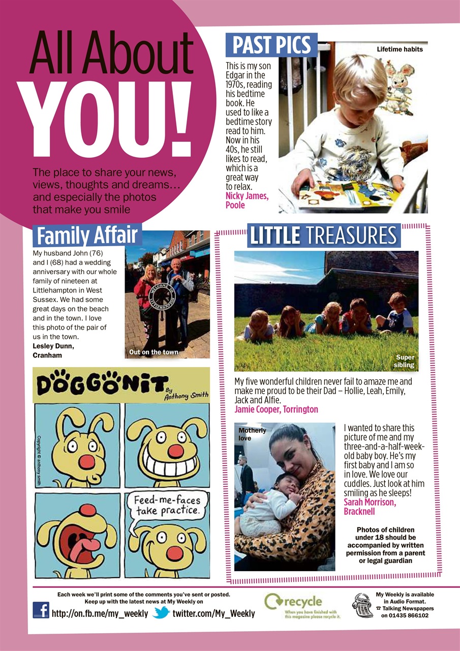 My Weekly Preview Pages