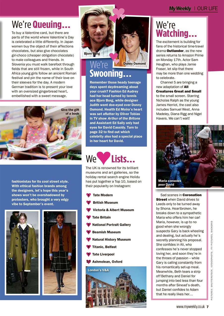 My Weekly Preview Pages