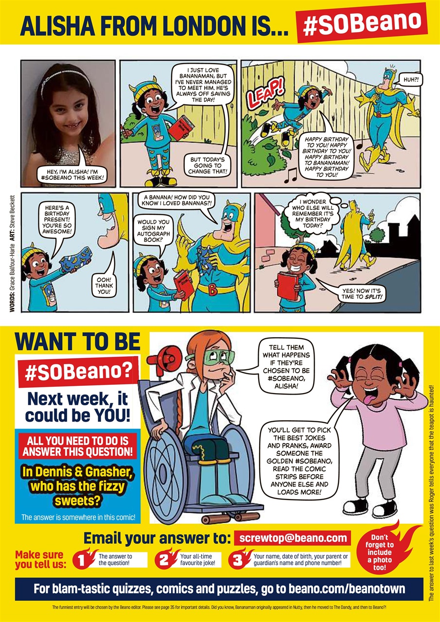 Beano Preview Pages