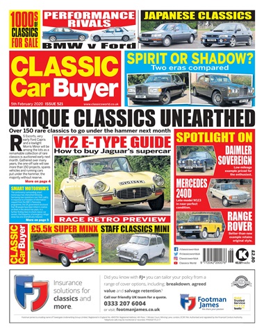 Classic Car Buyer issue 05/02/2020