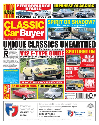 Classic Car Buyer issue 