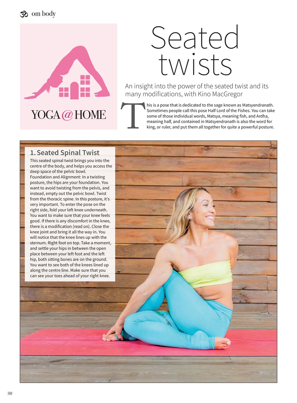 OM Yoga Magazine Preview Pages