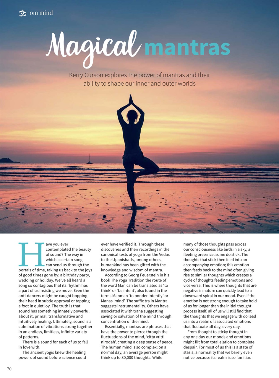 OM Yoga Magazine Preview Pages