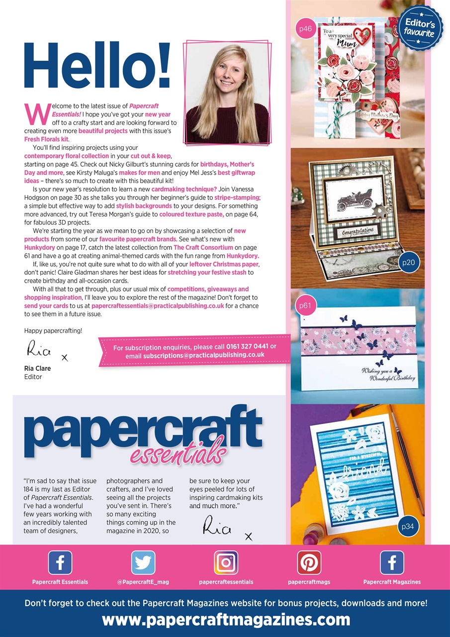 Papercraft Essentials Preview Pages