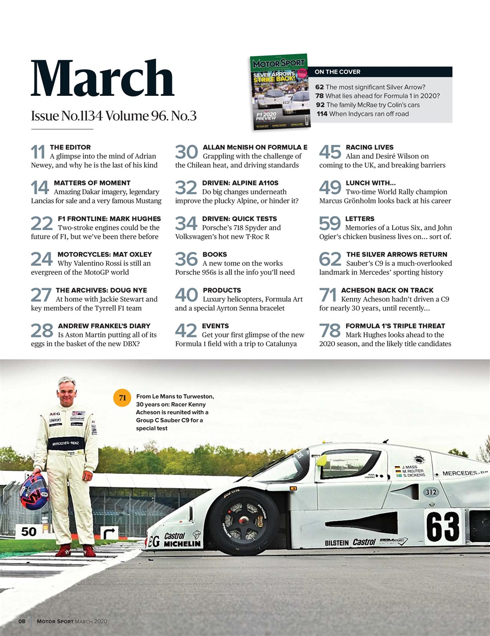 Motor Sport Magazine Preview Pages