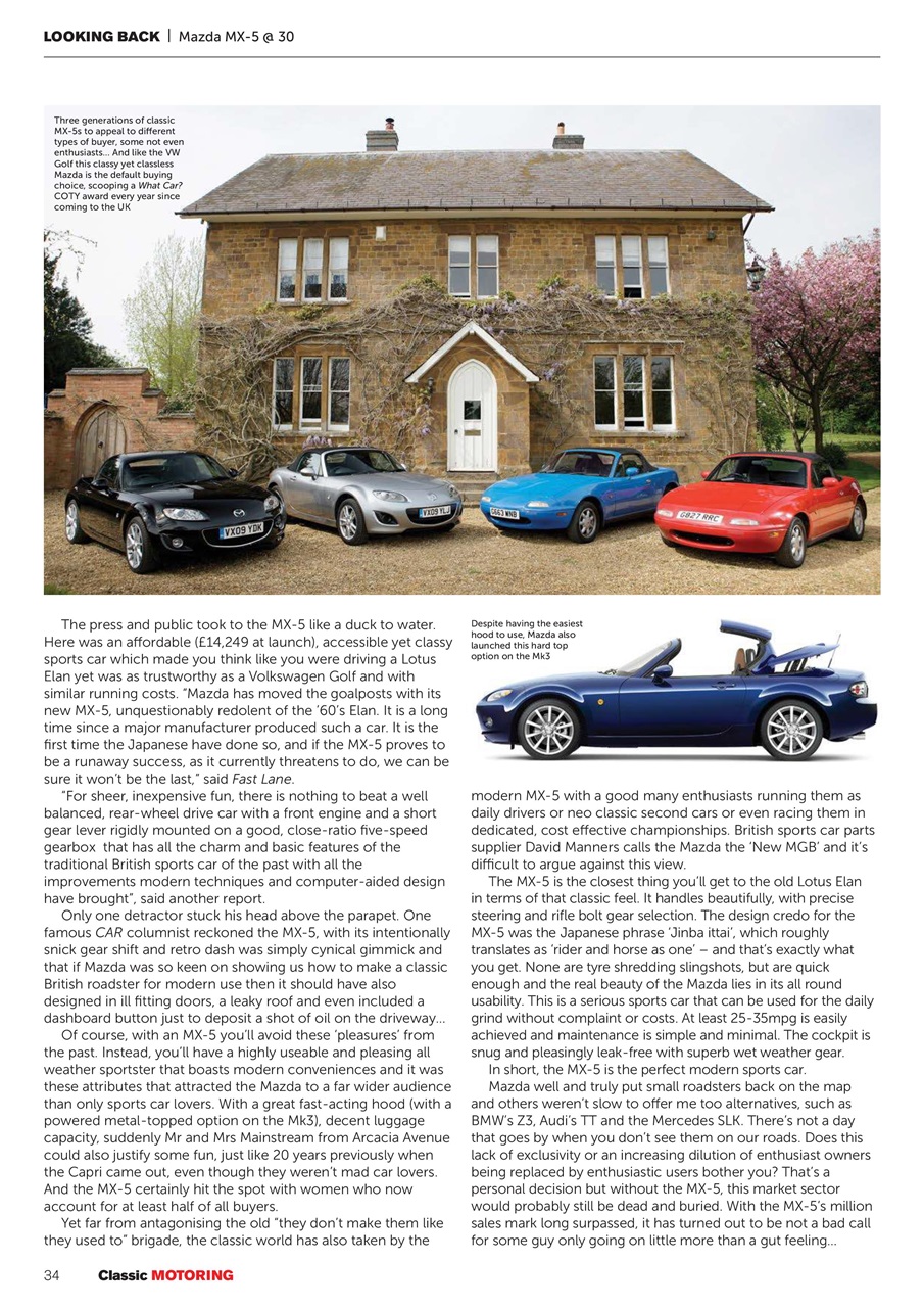 Classic Motoring Preview Pages