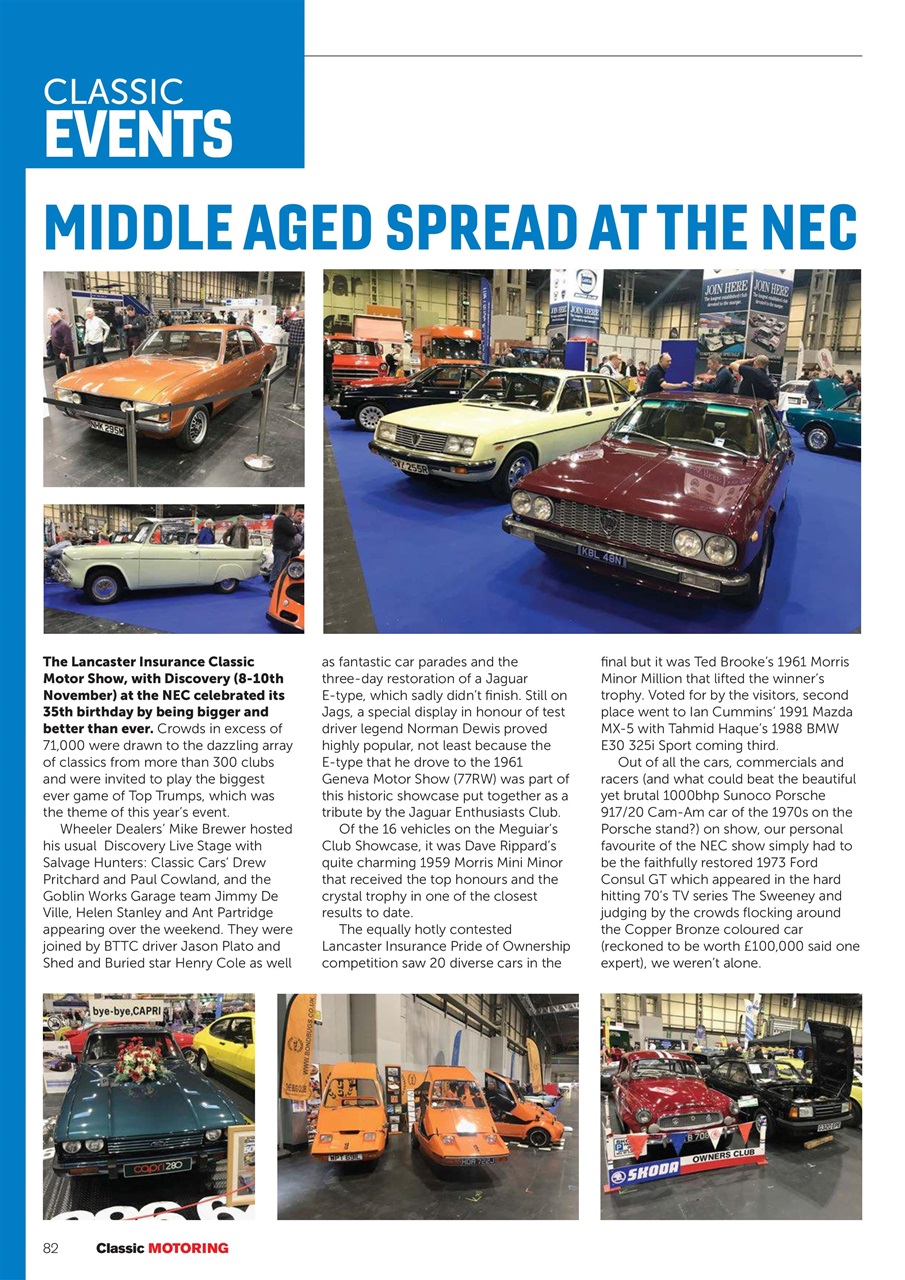 Classic Motoring Preview Pages