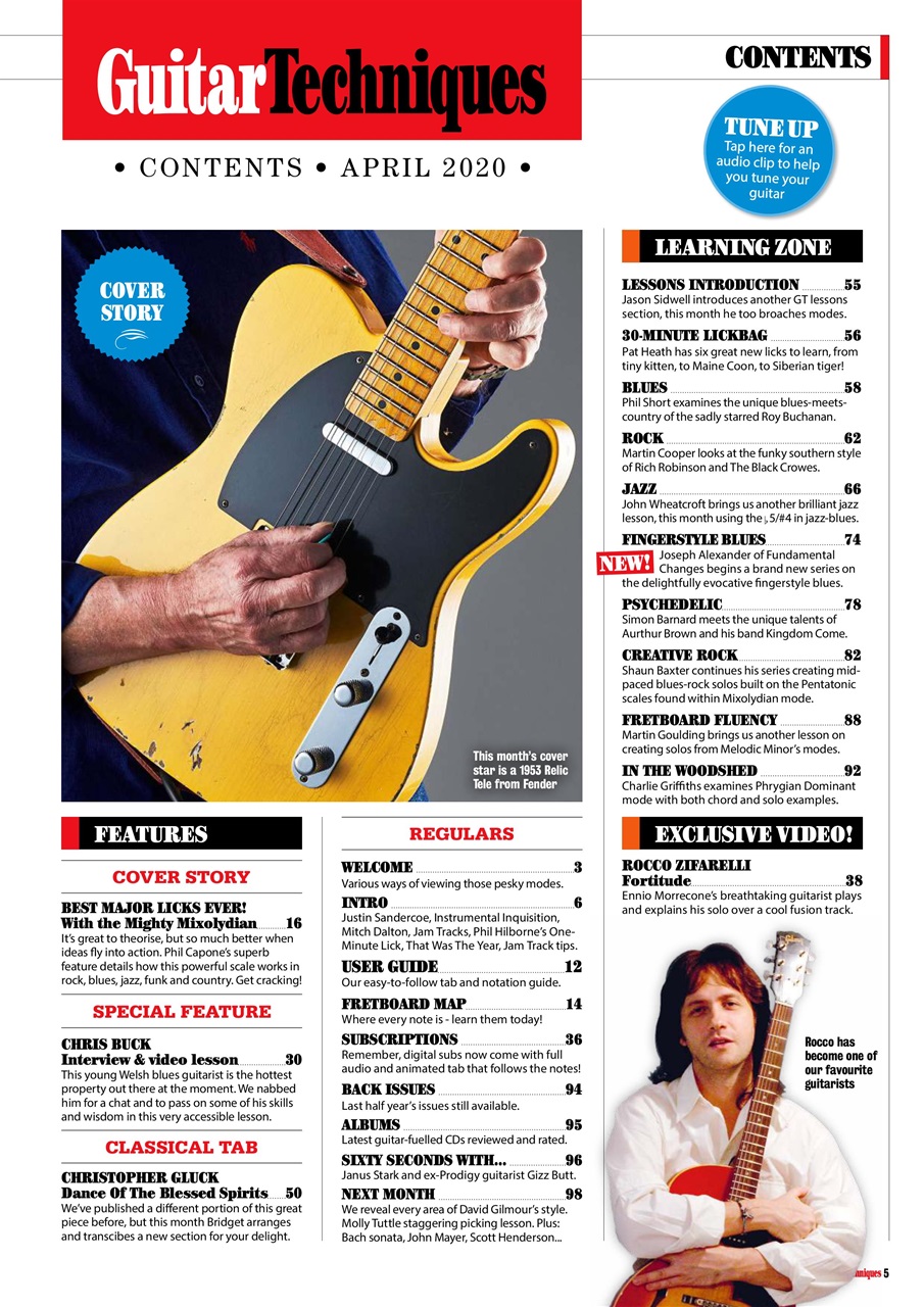 Guitar Techniques Preview Pages