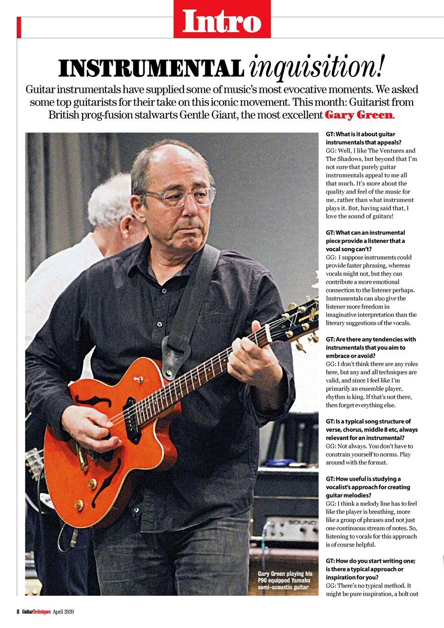 Guitar Techniques Preview Pages