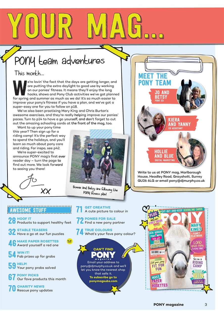 Pony Magazine Preview Pages