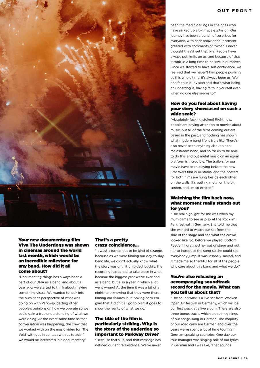 Rock Sound Magazine Preview Pages