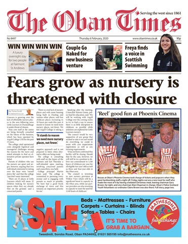 The Oban Times & Lochaber Times issue 6th February 2020