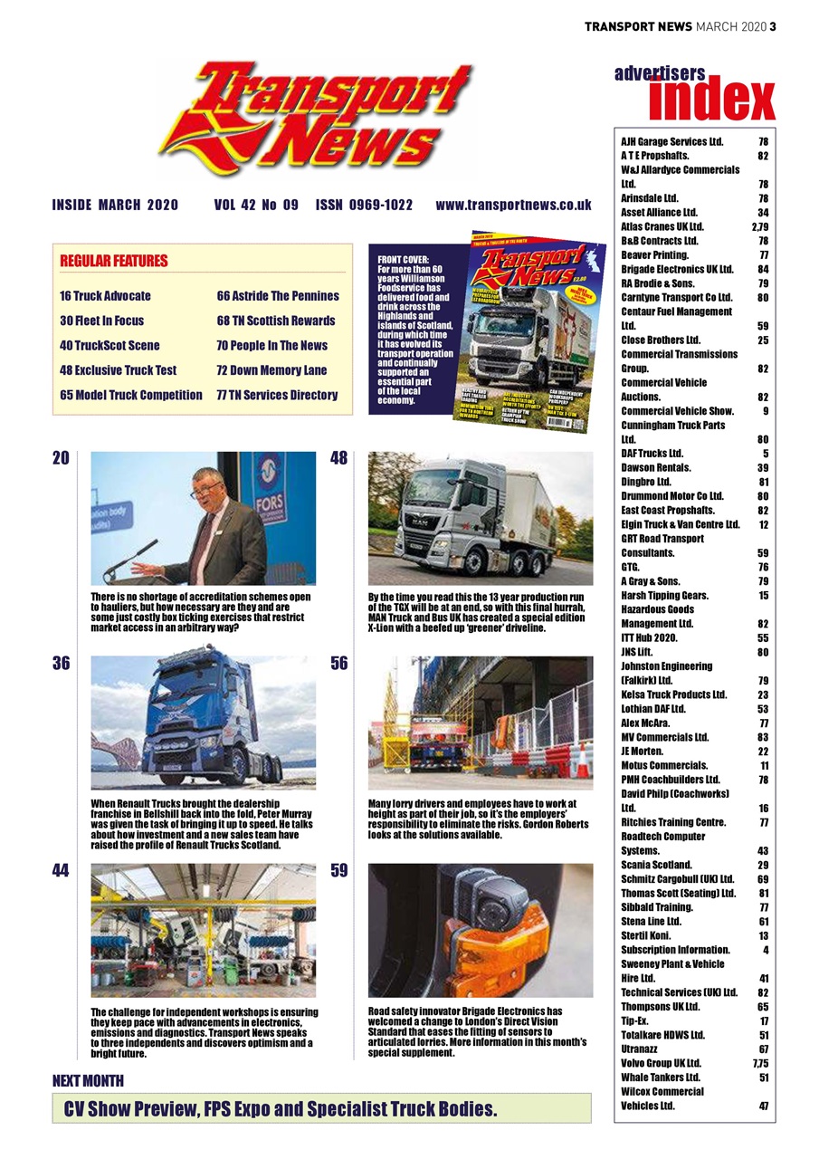 Transport News Preview Pages