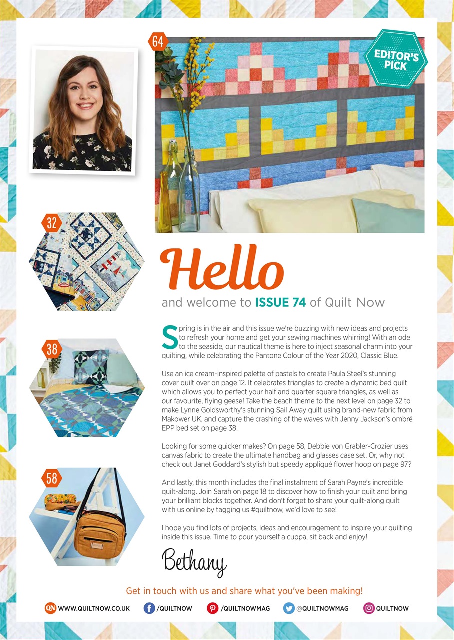 Quilt Now Preview Pages